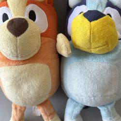 Bluey and Bingo talking plush