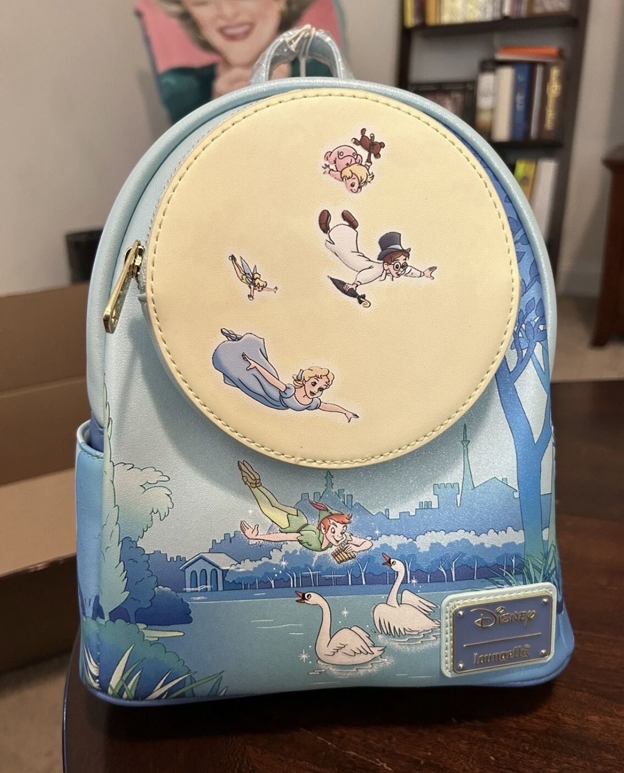 Loungefly Disney Peter Pan Darlings Flying Glow-in-the-Dark Mini Backpack New