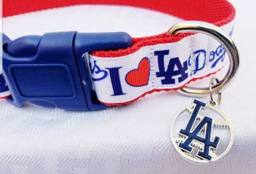 I love Dodgers Dog Collar
