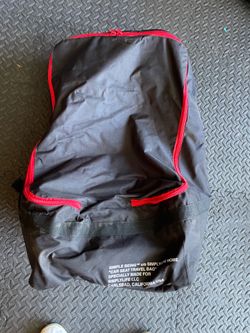 Gate check carrying bag for large car seat