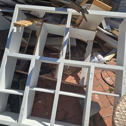 Free wood, previously built in cabinets