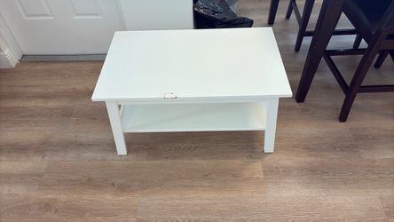 White coffee table