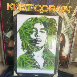 Bob Marley Picture Framed