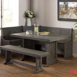 Breakfast Nook Dining Table Set