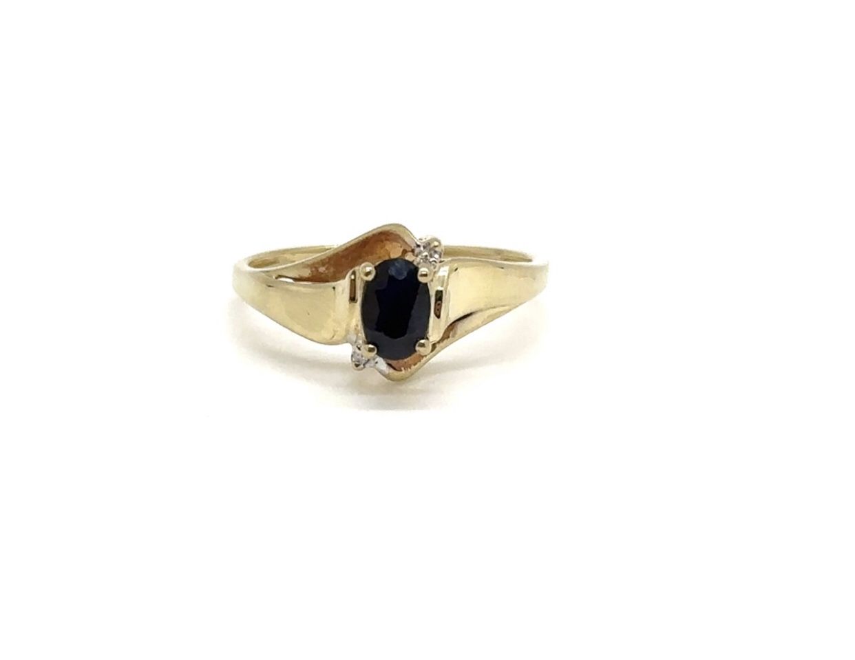 Blue Stone 10K YG RING EPJ026436