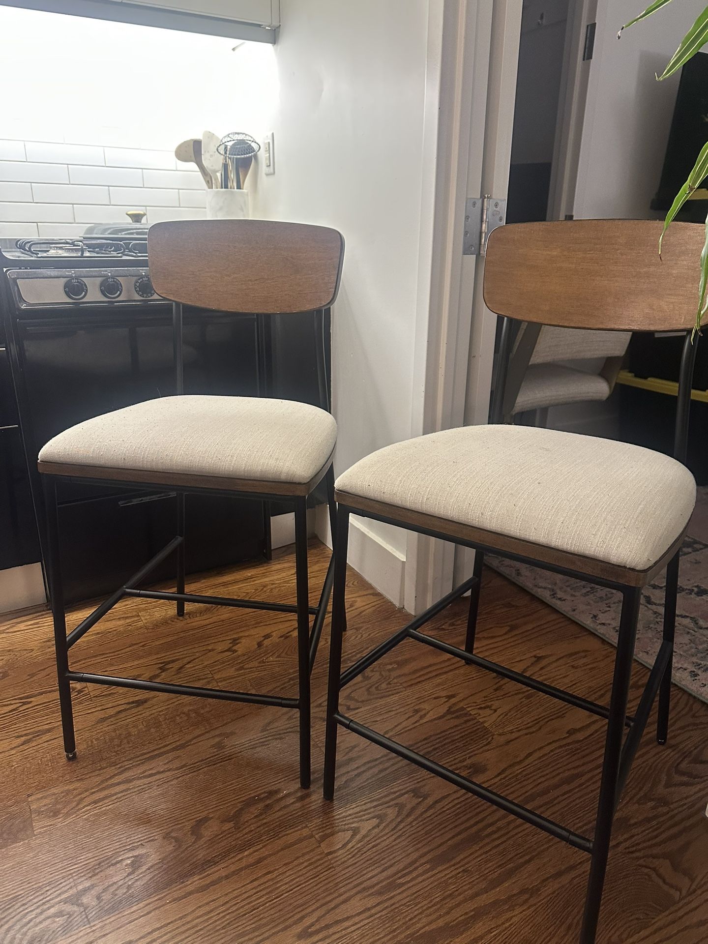 Set Of 2 Kitchen Stools