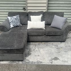 Dark Grey Sectional (Delivery Available!)