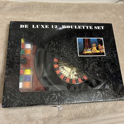 New In Box Deluxe 12” Roulette Wheel 