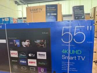 55”ONN ROKU 4K SMART TV