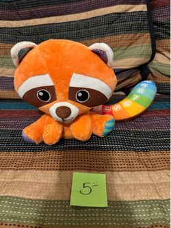 LeapFrog Colorful Counting Red Panda Educational Plush – Lights, Sounds & Numbers 1-10