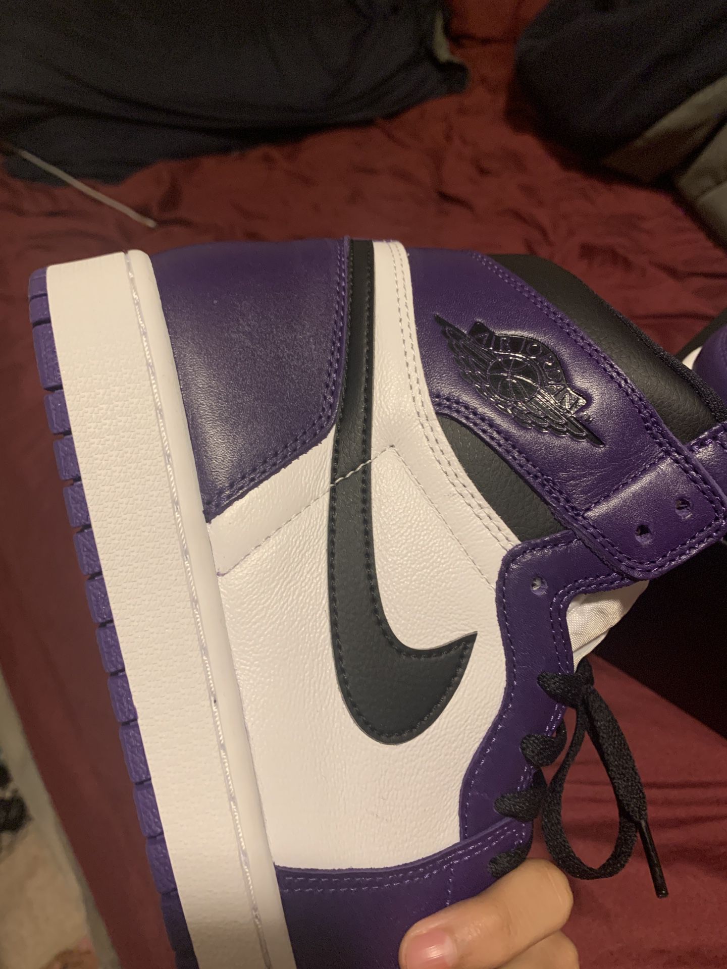 Jordan 1 court purples