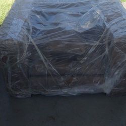 New Leather/ Suede Single Sofa 