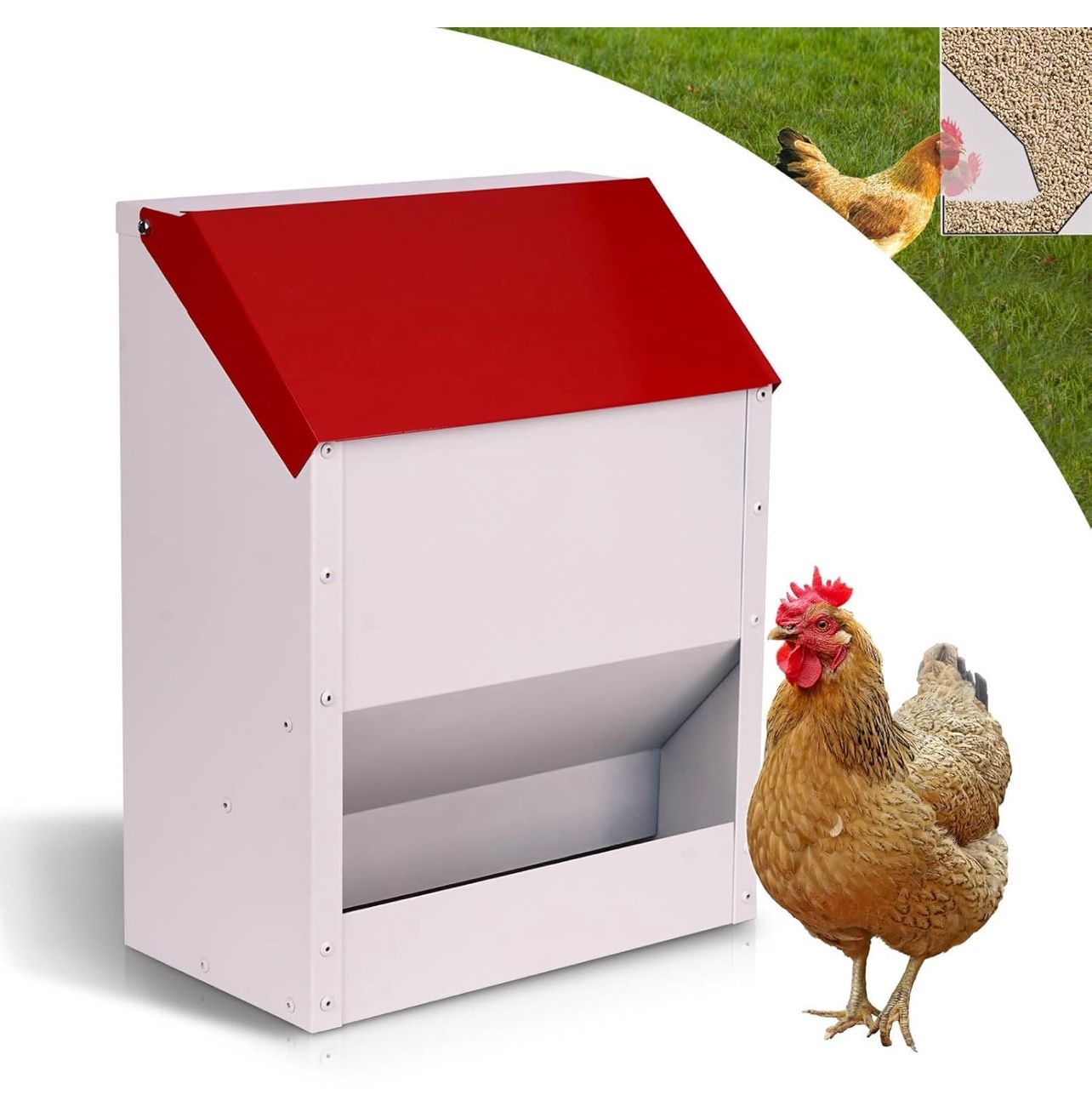 Automatic Metal Chicken Feeder R(18)