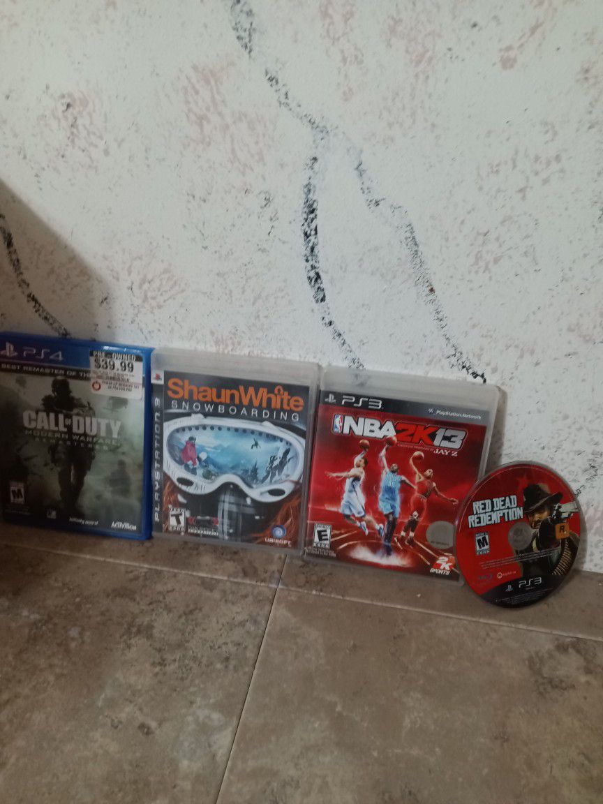 Ps4 and Ps3 Games