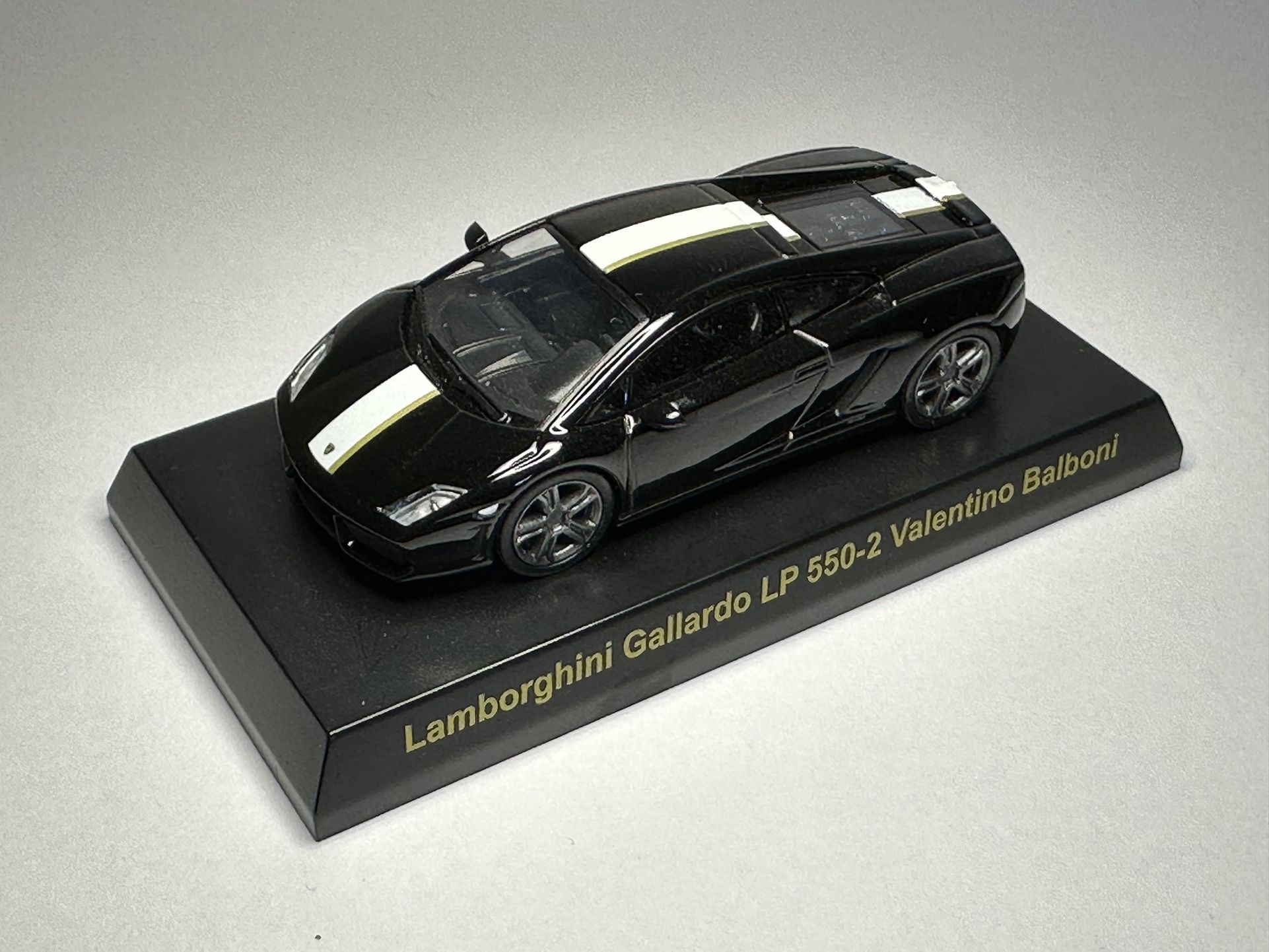 1/64 Kyosho LAMBORGHINI GALLARDO LP 550-2 VALENTINO BALBONI BLACK