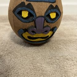 Real Craved Coconut Used To Hold Cup Or Can