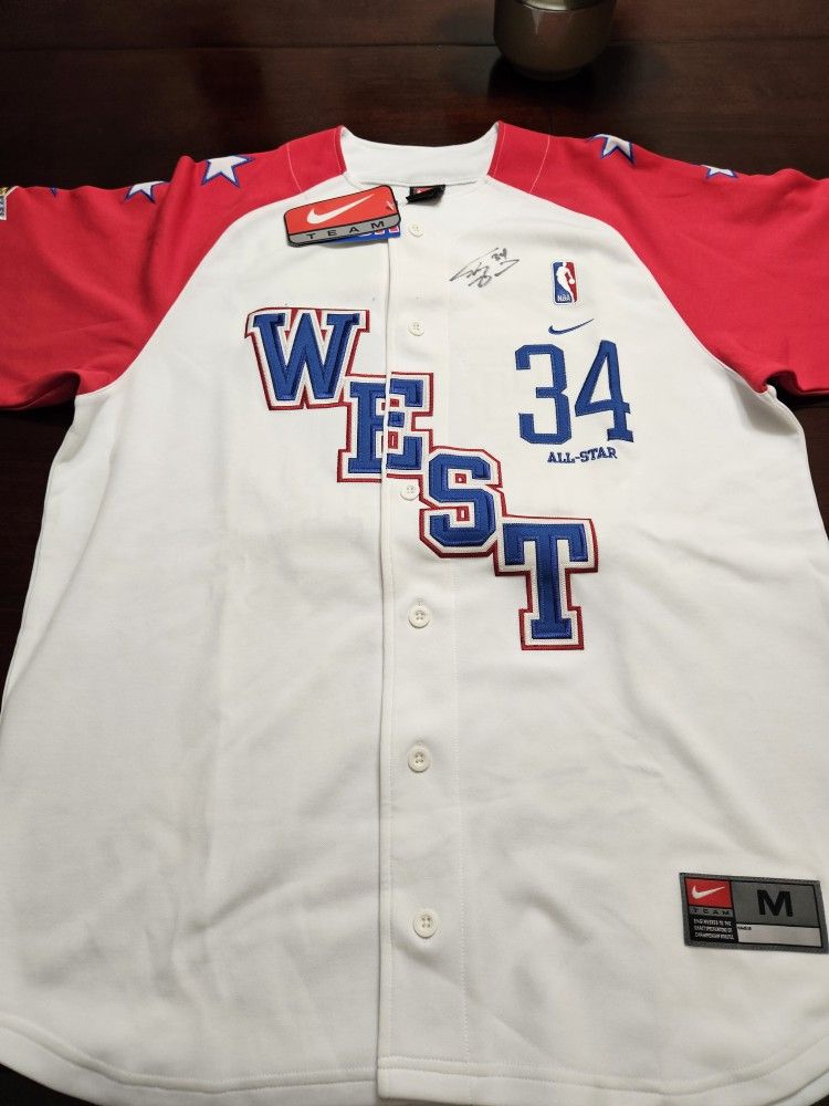 Shaquille O'neal 2004 All Star Baseball Jersey