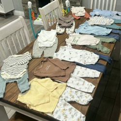 Baby chair and clothing for Boy - 3- to 6-month-old,/Cash Only/please Read Instructions