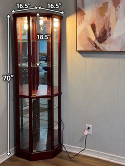 Lighted Curio Cabinet