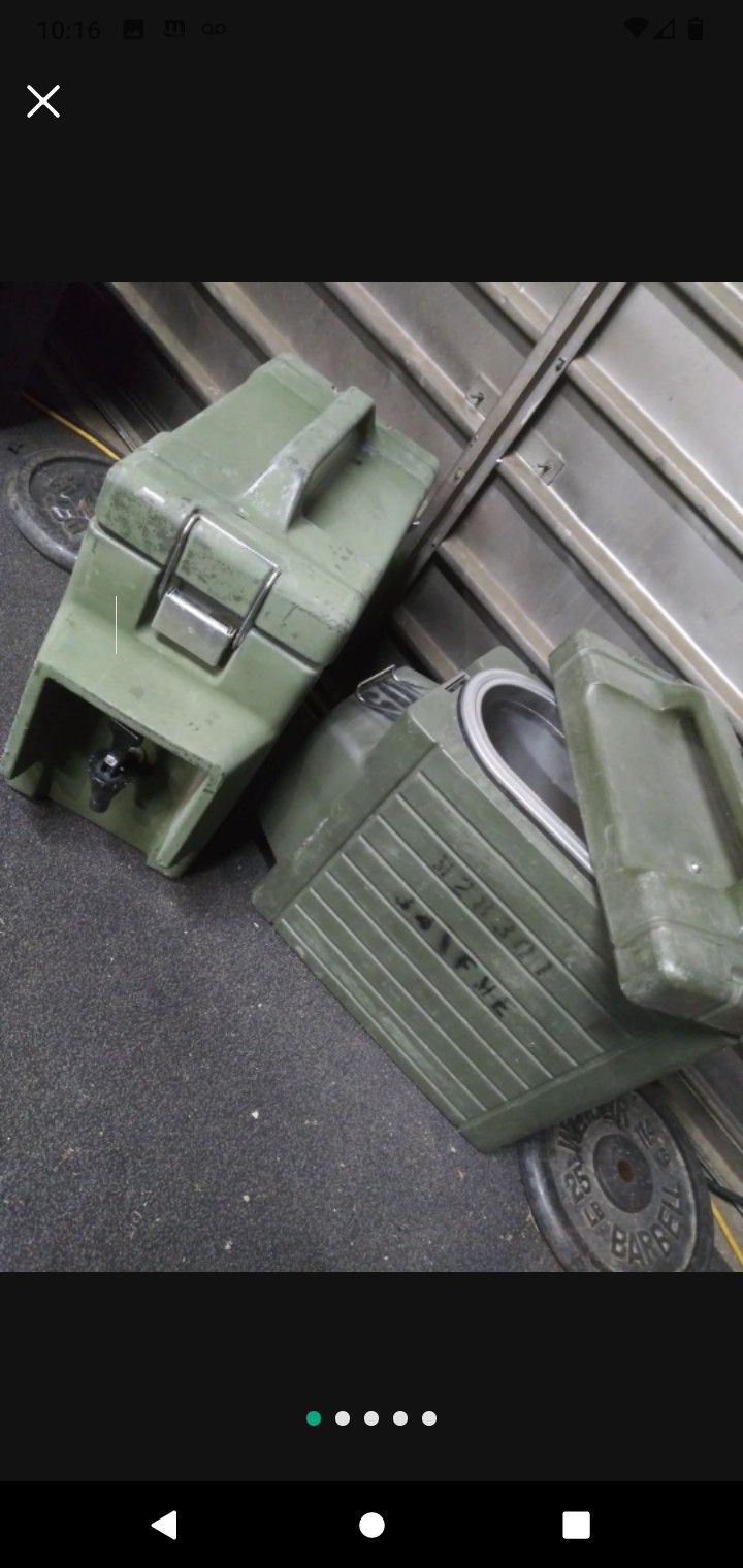 US Military Cooler