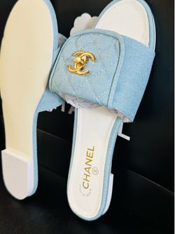Chanel brand new blue jeans high quality size 9