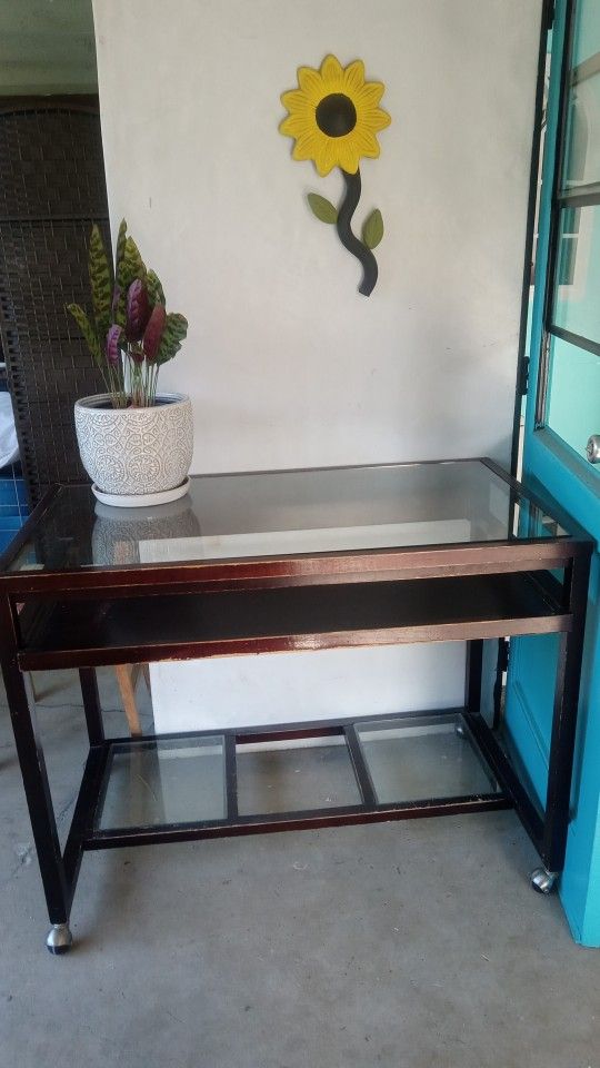 Desk Table With Wheels