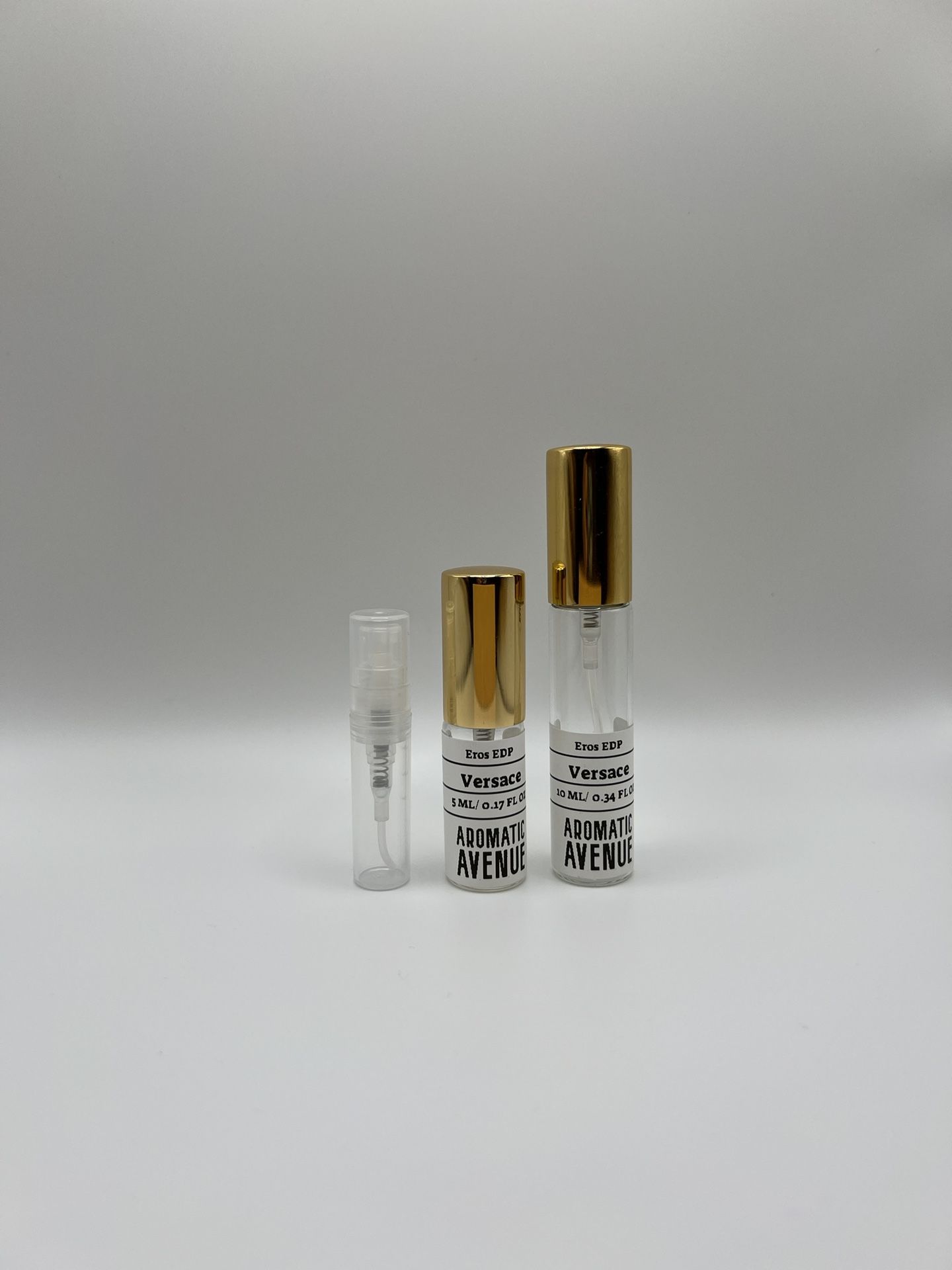 Versace Eros EDP Fragrance Glass Decant Sample Spray Travel Size Vial 10ML