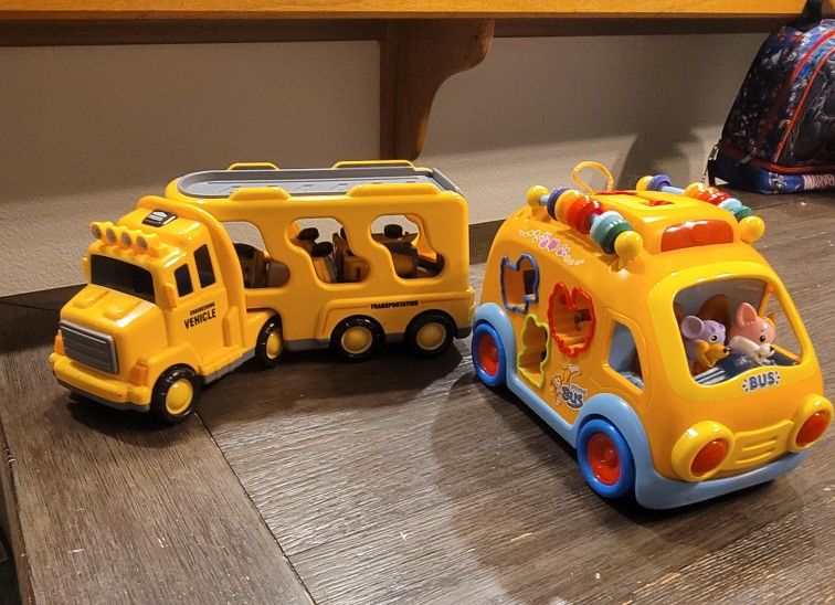 2 Toy Vehicles