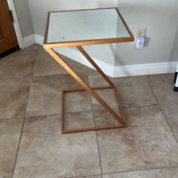 Side Table Mirror Top 