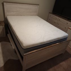 Sealy Mattress and Ashley Bed Frame