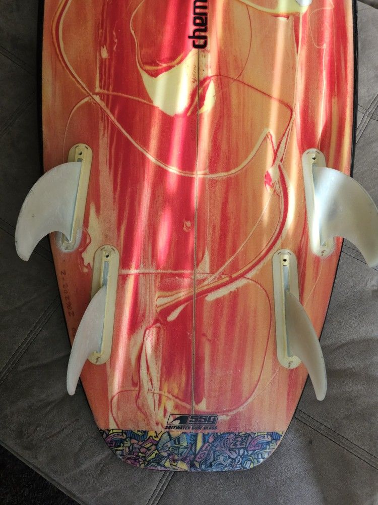 5'7" CHEMISTRY QUAD SURFBOARD