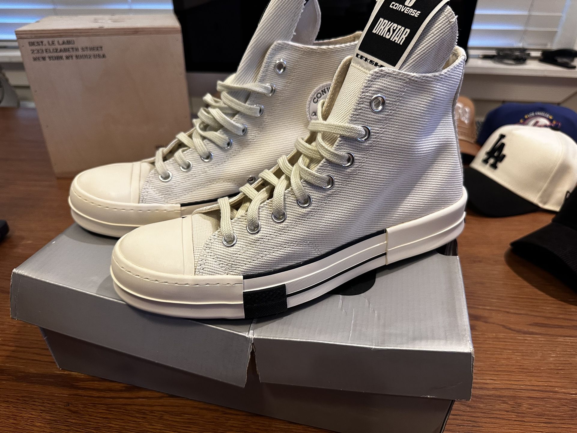 Converse x Rick Owens // DRKSHDW DRKSTAR - 10M