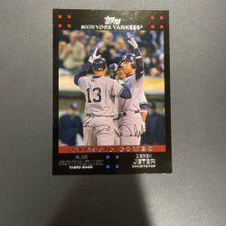 07 Topps - Yankees  A. Rodriguez & D. Jeter #657