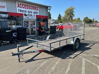 ***SUMMER SALE!!!*** 2025 6X12 FALCON ATV TRAILER EAGLE TRAILER 6X12 FALCON ANGLE SINGLE AXLE