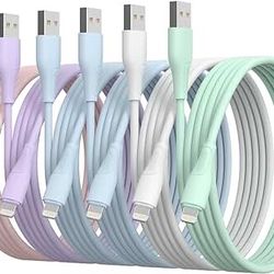 6Pack(3/3/6/6/6/10 FT) Original [Apple MFi Certified] iPhone Charger Fast Charging Lightning Cable iPhone Charger Cord Compatible with iPhone 14/13/12