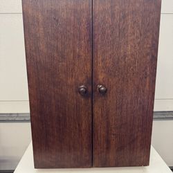 Unique Solid Wood Egyptian Jewelry Box  B 