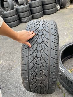 295/30ZR26 Lionhart 295/30/26 one used tire in great condition 125$ for 1 tire plus tax. Installation available but not included. Wheel alignment ava