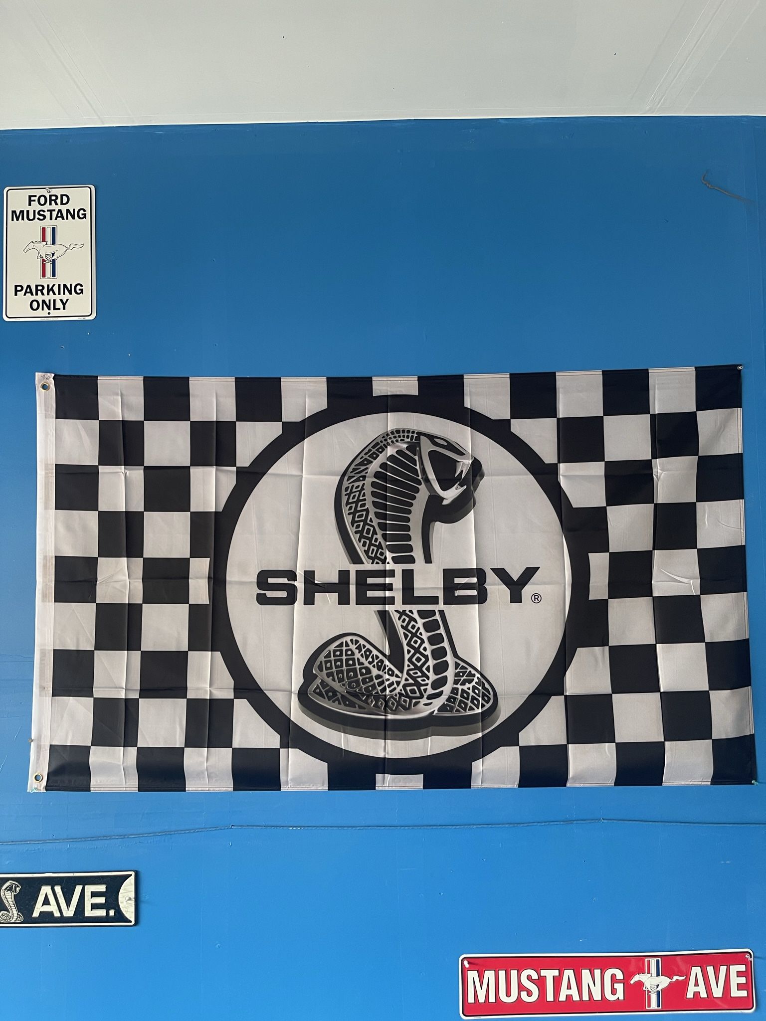 Shelby Flag banner 3ft x 5ft