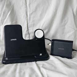 ANKER PowerWave 4-in-1 Wireless Charging Station For Apple - Black