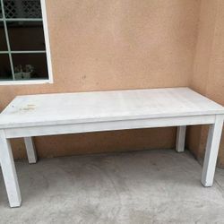 Outside Wood Table