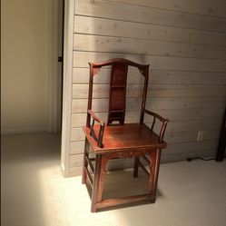 Old Antique Chinese Chair With Details In Photos 