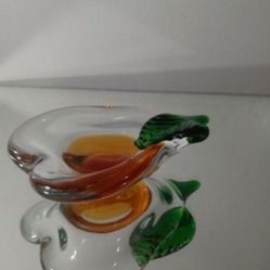 MURANO GLASS ASHTRAY - PAPERWEIGHT 6"×2" - V80 