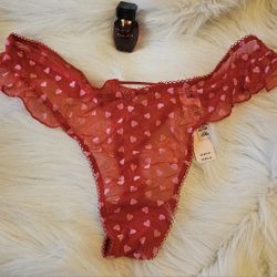 VALENTINE'S DAY VICTORIA'S SECRET THONG & MINI SIZE VERY SEXY PERFUME NEW