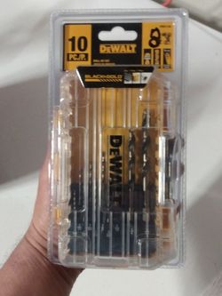 Dewalt 10pc Drill Bit Set