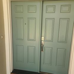 66 1/2"Vinyl, French door.