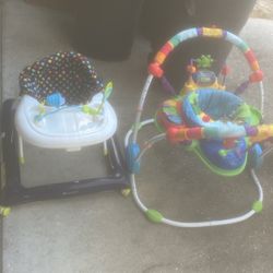 All 3 @ 50 ( Baby Trend Walker, Baby Einstein Activity Jumper , Radio Flyer Bike