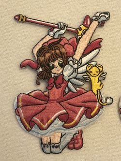 Anime Cardcaptor Sakura Cloth Fabric Patch