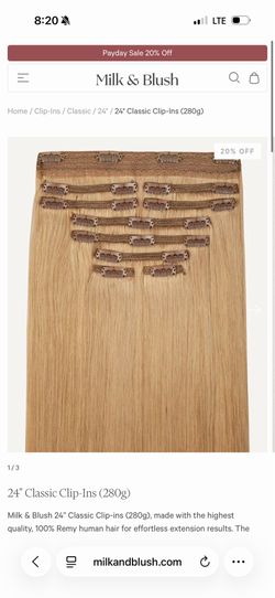 Clip-In Human Hair Extensions