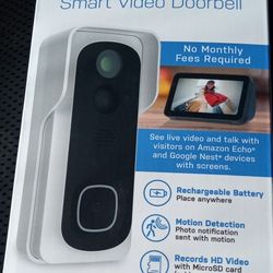 Felt Electric Smart Video Doorbell Rechargeable 