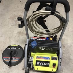 RYOBI Electric Pressure Washer With Surface Cleaner